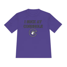 Load image into Gallery viewer, I Suck at Cornhole Dri Fit Moisture Wicking Tee