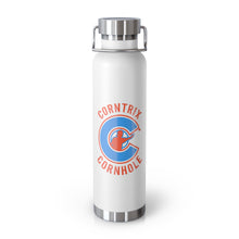 Load image into Gallery viewer, Corntrix Cornhole - Copper Vacuum Insulated Bottle, 22oz