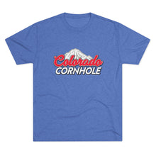 Load image into Gallery viewer, Colorado Cornhole - Unisex Tri-Blend Crew Tee