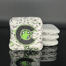 Load image into Gallery viewer, Corntrix Cornhole - “Snow Camo” Drop Ins - Hybrid Carpet Bag - 4.5/8.5 Speeds