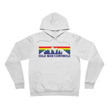Load image into Gallery viewer, MHC - Mile High Cornhole Rainbow Skyline - Sponge Fleece Pullover Hoodie