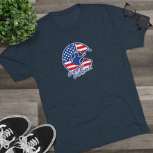 Load image into Gallery viewer, Corntrix Cornhole USA Unisex Tri-Blend Crew Tee