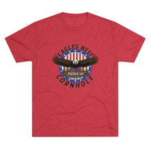 Load image into Gallery viewer, Eagle's Nest Cornhole Men's Tri-Blend Crew Tee