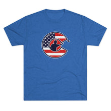 Load image into Gallery viewer, Corntrix USA Stars and Stripes Tri-Blend Crew Tee