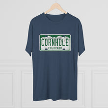 Load image into Gallery viewer, Colorado Cornhole License Plate - Unisex Tri-Blend Crew Tee