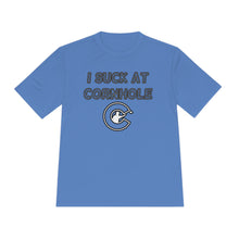 Load image into Gallery viewer, I Suck at Cornhole Dri Fit Moisture Wicking Tee

