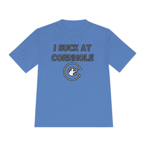 I Suck at Cornhole Dri Fit Moisture Wicking Tee