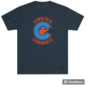 Corntrix Cornhole Unisex Tri-Blend Crew Tee