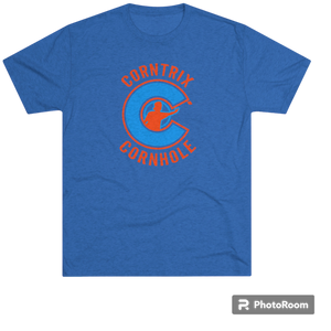 Corntrix Cornhole Unisex Tri-Blend Crew Tee