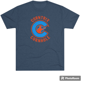 Corntrix Cornhole Unisex Tri-Blend Crew Tee