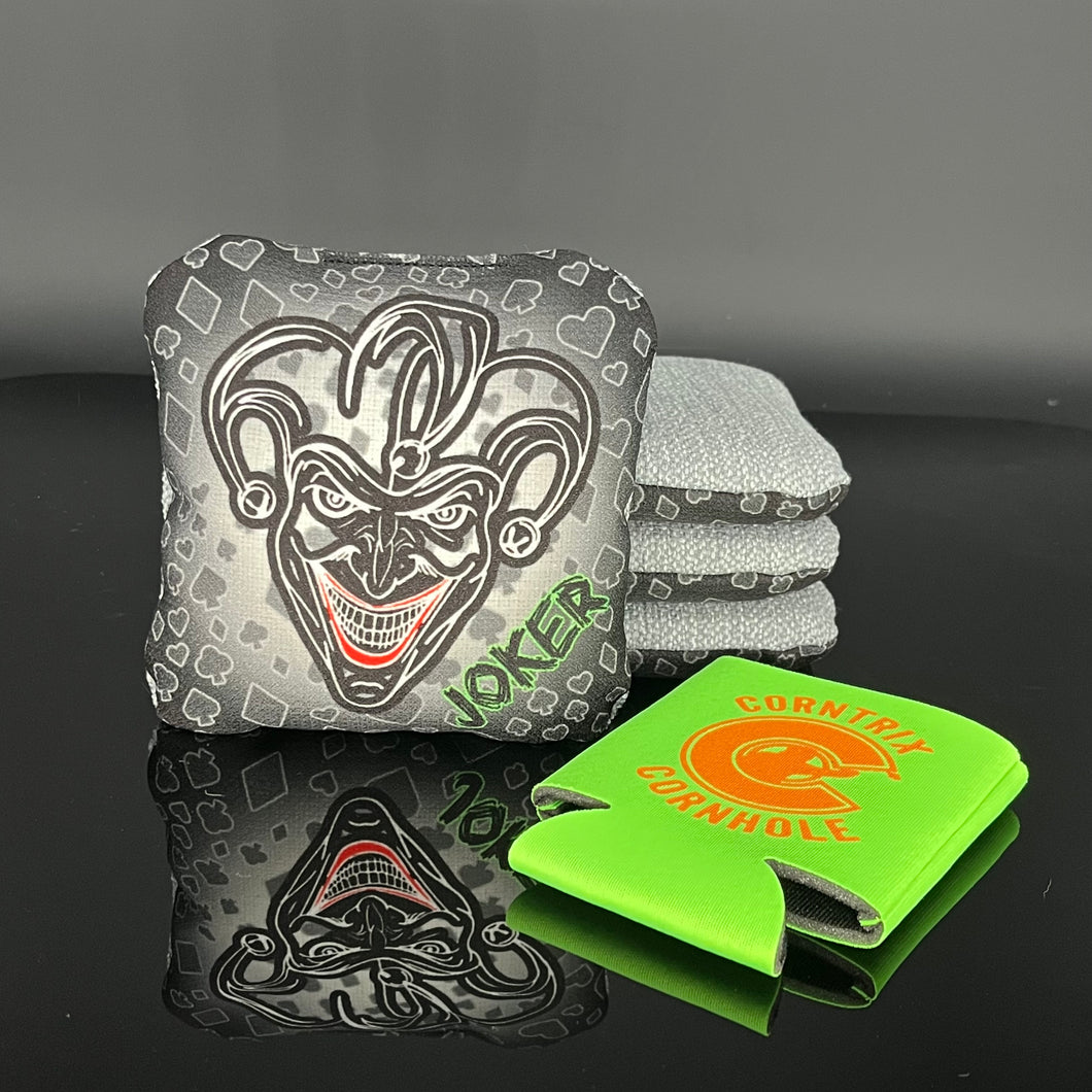 Corntrix Cornhole - JOKER FACE (set of 4) 6/9 Speeds