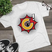 Load image into Gallery viewer, Corntrix ‘BANG’ Men&#39;s Tri-Blend Crew Tee
