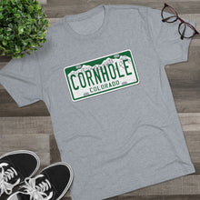 Load image into Gallery viewer, Colorado Cornhole License Plate - Unisex Tri-Blend Crew Tee
