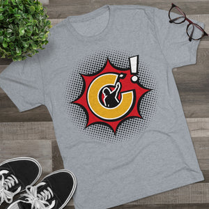 Corntrix ‘BANG’ Men's Tri-Blend Crew Tee