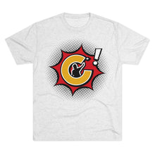 Load image into Gallery viewer, Corntrix ‘BANG’ Men&#39;s Tri-Blend Crew Tee
