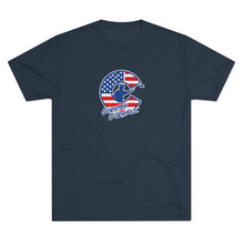 Load image into Gallery viewer, Corntrix Cornhole USA Unisex Tri-Blend Crew Tee
