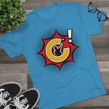 Load image into Gallery viewer, Corntrix ‘BANG’ Men&#39;s Tri-Blend Crew Tee

