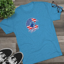 Load image into Gallery viewer, Corntrix Cornhole USA Unisex Tri-Blend Crew Tee
