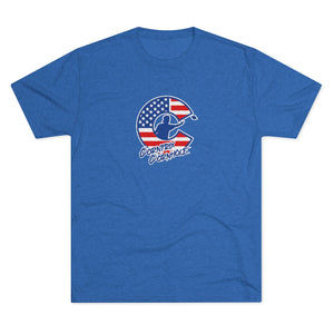 Corntrix Cornhole USA Unisex Tri-Blend Crew Tee