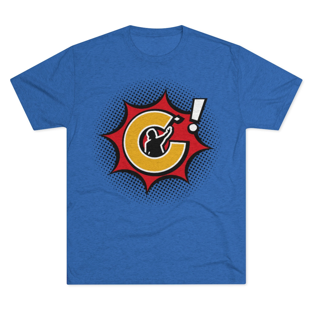 Corntrix ‘BANG’ Men's Tri-Blend Crew Tee