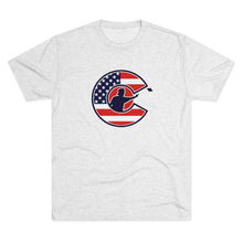 Load image into Gallery viewer, Corntrix USA Stars and Stripes Tri-Blend Crew Tee
