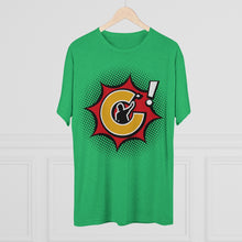 Load image into Gallery viewer, Corntrix ‘BANG’ Men&#39;s Tri-Blend Crew Tee
