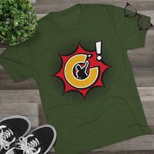 Load image into Gallery viewer, Corntrix ‘BANG’ Men&#39;s Tri-Blend Crew Tee

