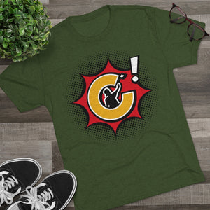 Corntrix ‘BANG’ Men's Tri-Blend Crew Tee