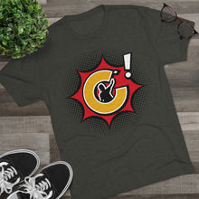 Load image into Gallery viewer, Corntrix ‘BANG’ Men&#39;s Tri-Blend Crew Tee
