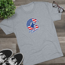 Load image into Gallery viewer, Corntrix Cornhole USA Unisex Tri-Blend Crew Tee
