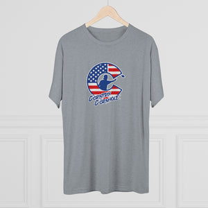 Corntrix Cornhole USA Unisex Tri-Blend Crew Tee