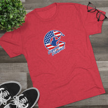 Load image into Gallery viewer, Corntrix Cornhole USA Unisex Tri-Blend Crew Tee
