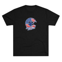 Load image into Gallery viewer, Corntrix Cornhole USA Unisex Tri-Blend Crew Tee
