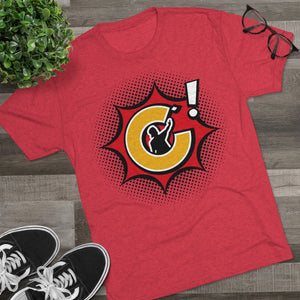 Corntrix ‘BANG’ Men's Tri-Blend Crew Tee